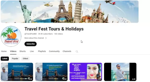 Travel Fest Tours  Holidays