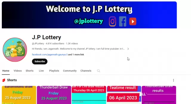 J.P Lottery